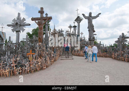 Collina delle Croci, Šiauliai, Distretto di Šiauliai comune, Lituania Foto Stock