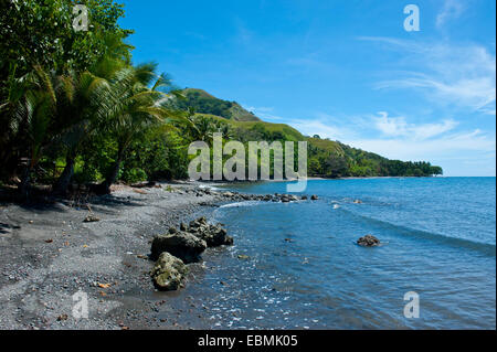 Il paesaggio costiero, Isola di Savo, provincia centrale, Isole Salomone Foto Stock