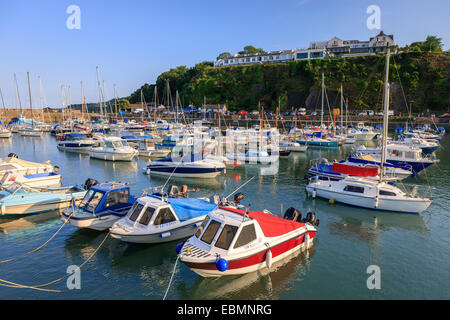 Saundersfoot Harbour Pembrokeshire Wales Foto Stock