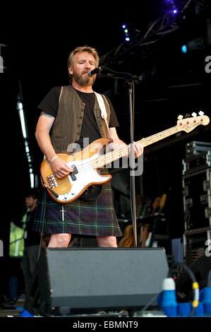 Grande Paese eseguire sul palco principale al Festival Wickerman 2014 Foto Stock