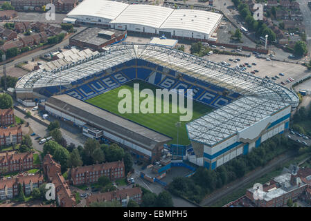 Una veduta aerea di St Andrews home di Birmingham City Football Club Foto Stock