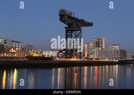 Finnieston gru glasgow Scozia Dicembre 2014 Foto Stock