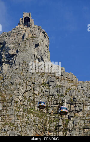 Table Mountain Cabinovia, Sud Africa, Western Cape, Città del Capo Foto Stock