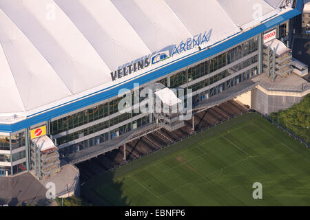 Veltins-Arena, originariamente AufSchalke Arena, lo stadio di calcio per Schalke 04, in Germania, in Renania settentrionale-Vestfalia, Gelsenkirchen Foto Stock