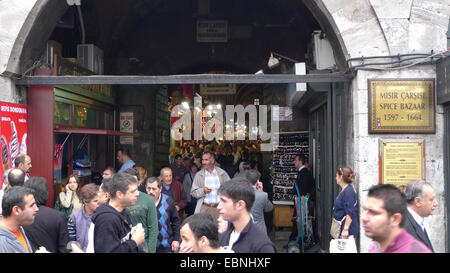 Il Grand Bazaar e il Bazaar delle Spezie, Turchia, Istanbul, Eminoenue, Beyazit Foto Stock