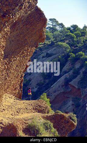 Di Calanque Figuerolles, Francia, Calanques National Park, La Ciotat Foto Stock