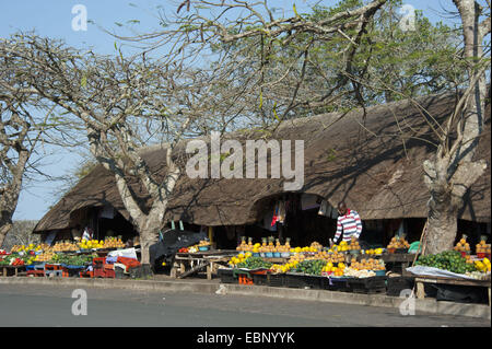 Mercato della frutta, Sud Africa, Santa Lucia Foto Stock