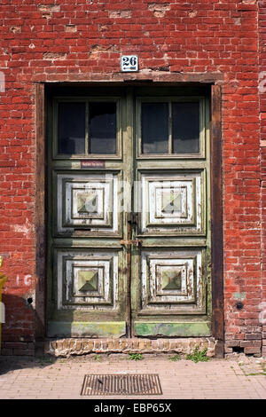 Cancello in Dutchquarter, Germania, il Land Brandeburgo, Potsdam Foto Stock