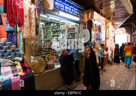 Mutrah souk, Muscat Oman, Medio Oriente Foto Stock