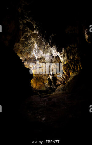 Le grotte di Lanquin, Lanquin, Semuc Champey, Guatemala, America Centrale Foto Stock