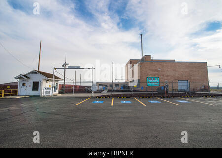 Experimental Reattore Autofertilizzante I (EBR-I), il mondo della prima generazione di elettricità nucleare, Arco, Idaho, Stati Uniti d'America Foto Stock