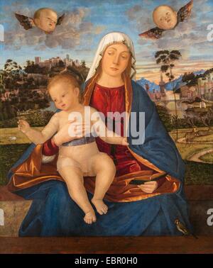 ActiveMuseum 0000970.jpg / la Madonna e il Bambino, circa 1500 - Vittore Carpacio 25/06/2013 - / XVI secolo Collezione / Museo attivo Foto Stock