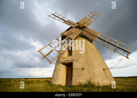 Il mulino a vento, Svezia, Gotland Foto Stock