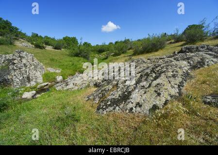 Creekvalley con rocce, Turchia, Tracia Foto Stock