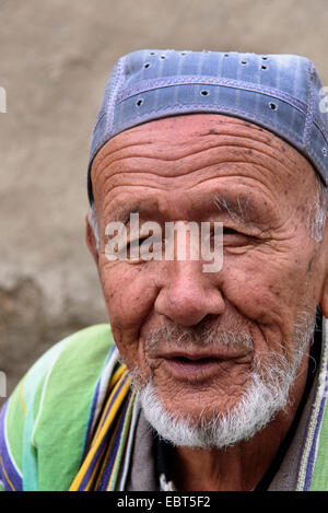 Scheda giocatore a Bukhara, Uzbekistan, Asia Foto Stock