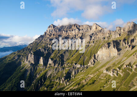 Dent de Morcles mountain summit, Svizzera Vallese Foto Stock