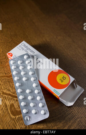 Casella di citalopram 10mg compresse rivestite con film. Foto Stock