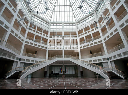 Atrium di Dortmund City Hall, in Germania, in Renania settentrionale-Vestfalia, la zona della Ruhr, Dortmund Foto Stock