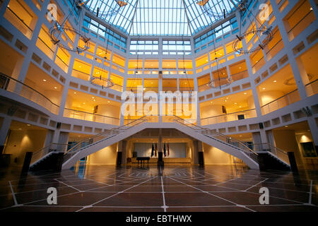 Atrium di Dortmund City Hall, in Germania, in Renania settentrionale-Vestfalia, la zona della Ruhr, Dortmund Foto Stock