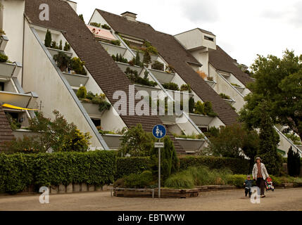 "Huegelhaeuser', in Germania, in Renania settentrionale-Vestfalia, la zona della Ruhr, Marl Foto Stock