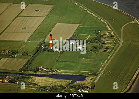 Faro di Pellworm, Germania, Pellworm Foto Stock