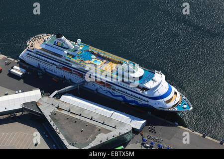 Nave da crociera Aida Cara, Germania, Kiel Foto Stock