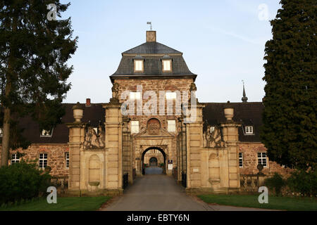 Il castello di Lembeck, in Germania, in Renania settentrionale-Vestfalia, la zona della Ruhr, Dorsten Foto Stock