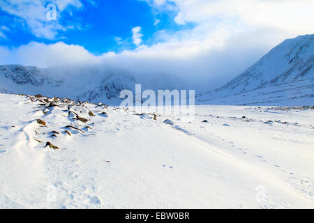 Glenshee paesaggio di montagna, Regno Unito, Scozia, Cairngorms National Park Foto Stock