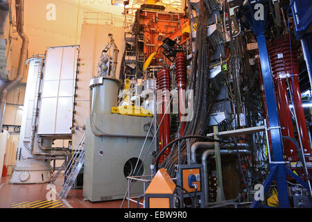Il getto (Tokamak)dispositivo, è il più grande del mondo e il più potente di fusione magnetica esperimento. Il JET di Culham, Oxfordshire, Regno Unito e Unione europea. Foto Stock