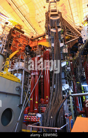 Il getto (Tokamak)dispositivo, è il più grande del mondo e il più potente di fusione magnetica esperimento. Il JET di Culham, Oxfordshire, Regno Unito e Unione europea. Foto Stock