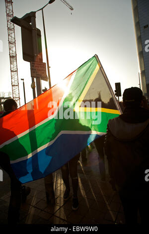 Pre-match atmosfera delle strade di Cardiff prima del Galles v. Sud Africa gioco durante la serie di autunno internazionali. Foto Stock