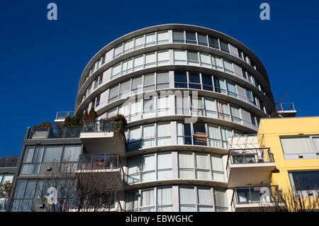 Moderni edifici condominiali in Vancouver, British Columbia, Canada Foto Stock