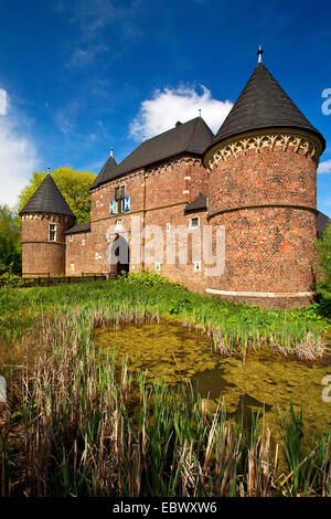 Il castello di Vondern, in Germania, in Renania settentrionale-Vestfalia, la zona della Ruhr, Oberhausen Foto Stock