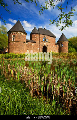 Il castello di Vondern, in Germania, in Renania settentrionale-Vestfalia, la zona della Ruhr, Oberhausen Foto Stock