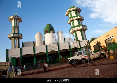 Più grande moschea di Nyamirambo, una zona di Kigali dove un più grande numero di musulmani vivono , Ruanda, Nyamirambo, Kigali Foto Stock