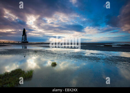 Obereversand faro in Dorum-Neufeld , Germania, Bassa Sassonia Foto Stock