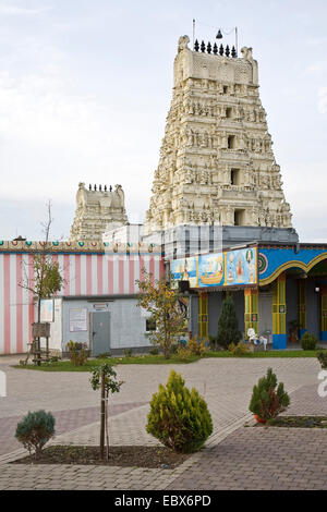 Tempio Hindu Sri Kamadchi in Uentrop, in Germania, in Renania settentrionale-Vestfalia, la zona della Ruhr, Hamm Foto Stock