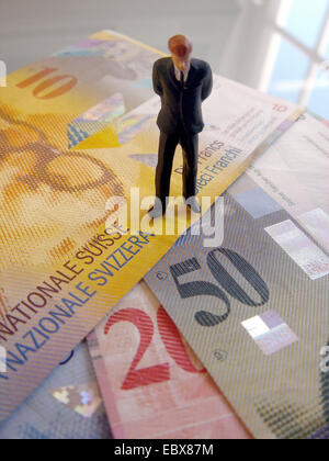 Simbolo del potere di acquisto Swiss Franconia Foto Stock