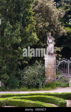 La porta di Villa Emo, Monselice, Italia, costruita da Vincenzo Scamozzi nel 1588. Il giardino è stato completamente rifatto dal 1966 dagli attuali proprietari Foto Stock