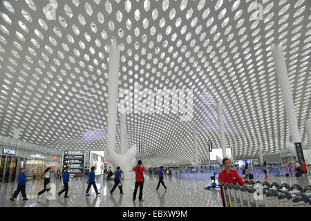 Shenzhen nuovo aeroporto. Foto Stock