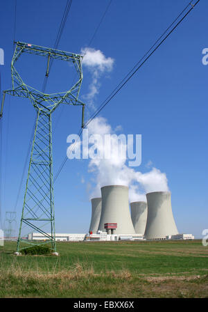 Temelin, centrale atomica, Repubblica Ceca Foto Stock