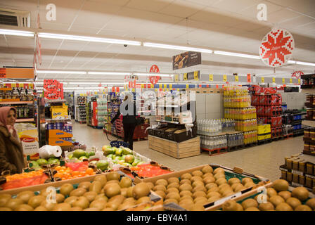 Supermercato Lidl in Battersea - London REGNO UNITO Foto Stock