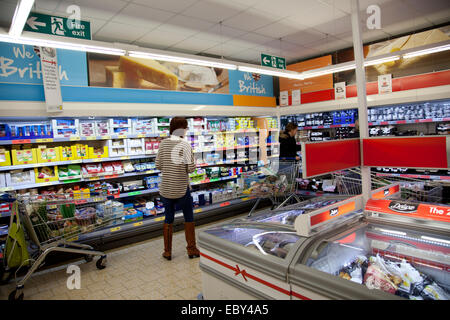 Supermercato Lidl in Battersea - London REGNO UNITO Foto Stock