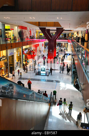 Dubai, Shopping Mall (vicino a Burj Khalifa) Foto Stock