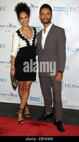 Il 7° Television Academy onori tenutasi al SLS Hotel - Arrivi con: Sherri Saum,Kamar de los Reyes dove: Los Angeles, California, Stati Uniti quando: 01 Giu 2014 Foto Stock