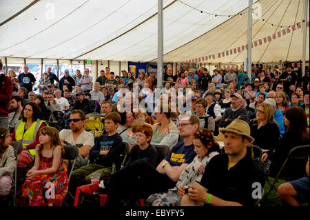 Festival acustico della Gran Bretagna presso Uttoxeter Racecourse dotate: atmosfera dove: Uttoxeter, Regno Unito quando: 27 Maggio 2014 Foto Stock