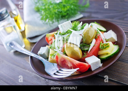 insalata greca Foto Stock