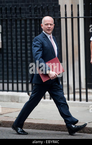 I politici di arrivare a una riunione del gabinetto detenute al 10 di Downing Street. Dotato di: William Hague dove: Londra, Regno Unito quando: 03 Giu 2014 Foto Stock