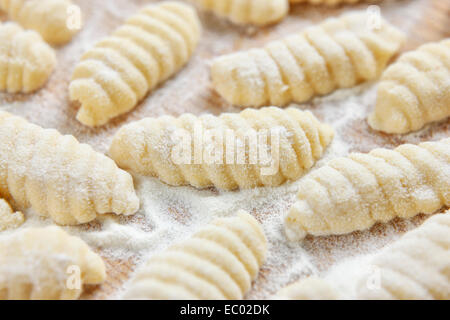 Gnocchi close up Foto Stock