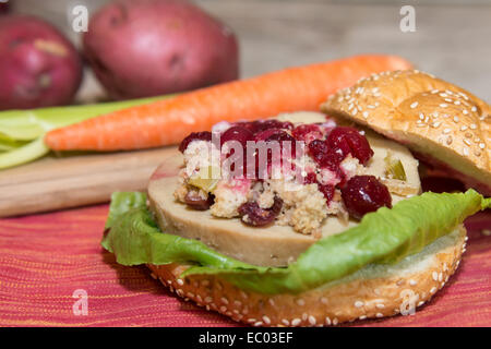 Il tofu Turchia avanzi Foto Stock